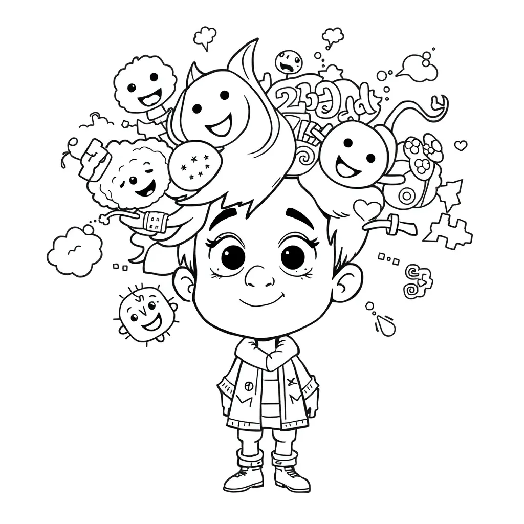 Inside Out coloring page