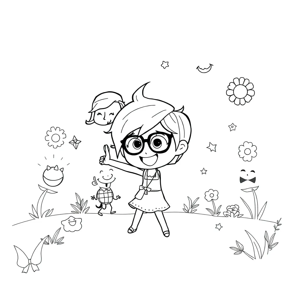 Inside Out coloring page