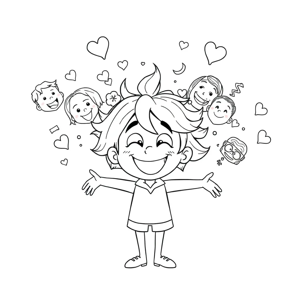 Inside Out coloring page