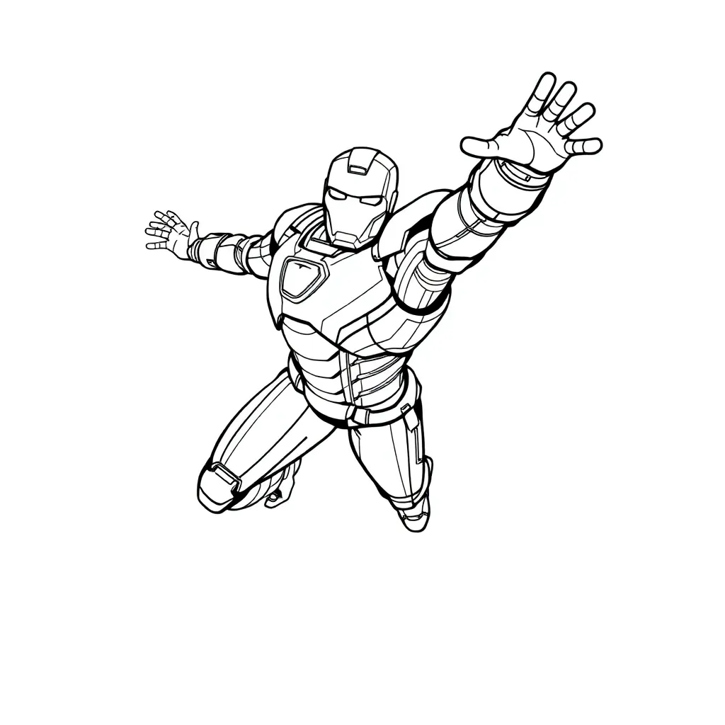 Iron Man coloring page