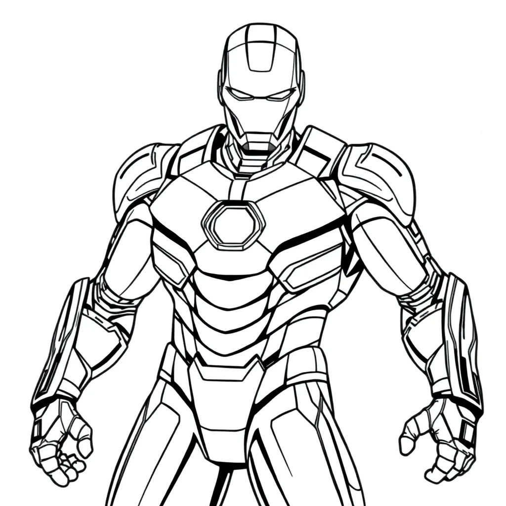 Iron Man coloring page