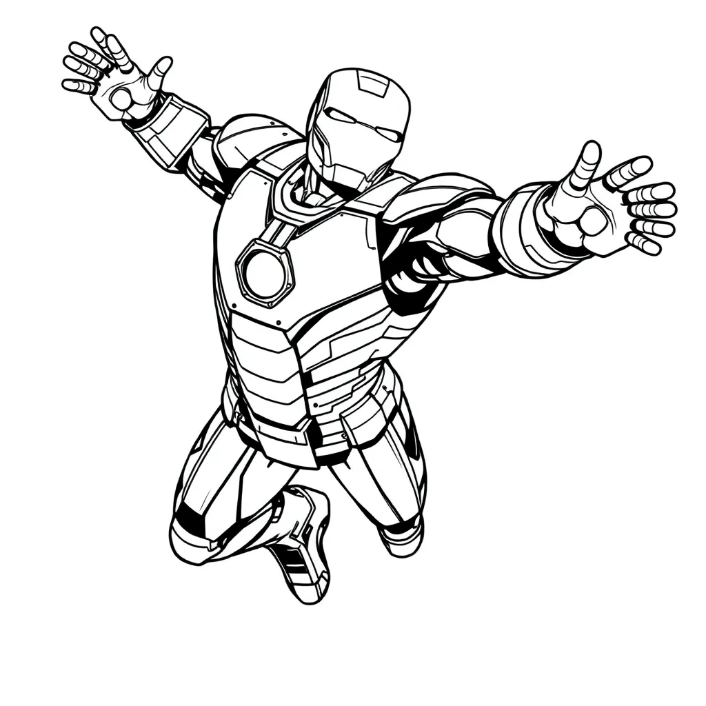 Iron Man coloring page