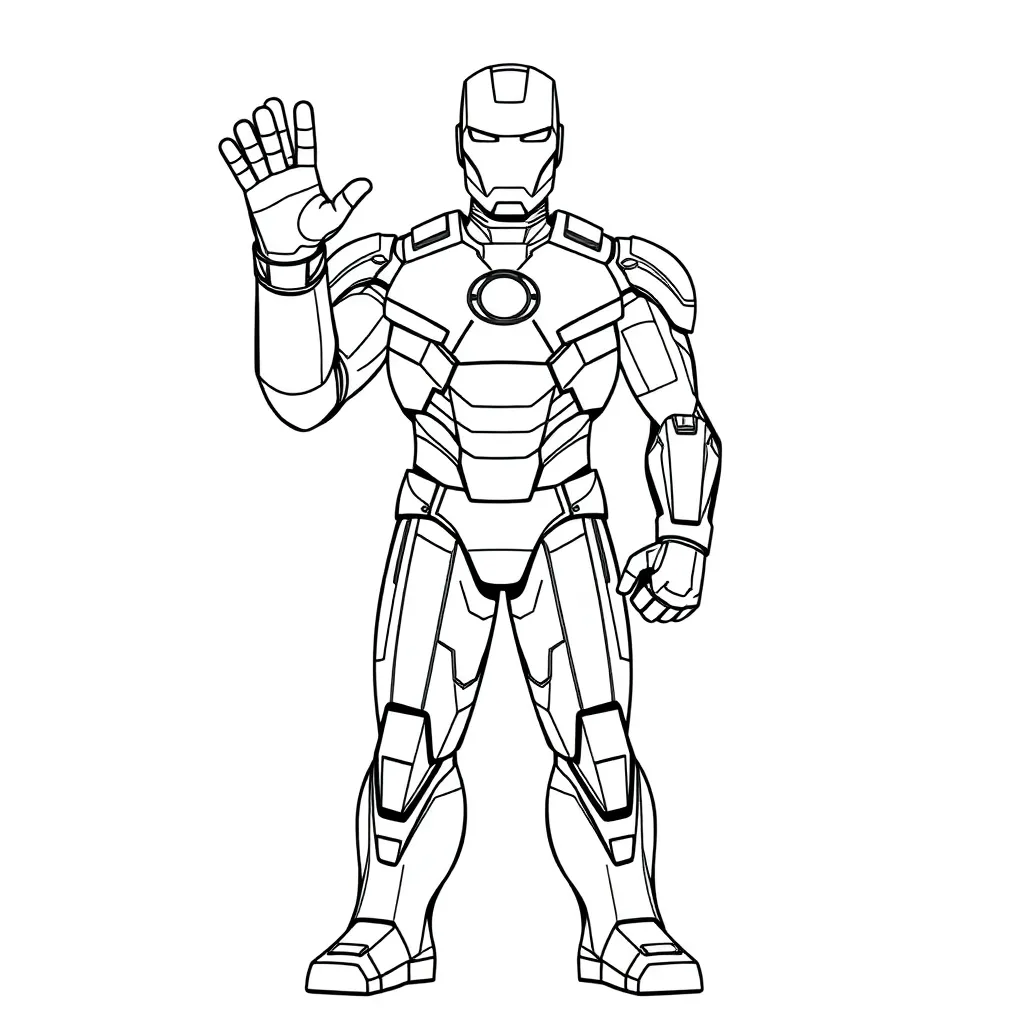 Iron Man coloring page