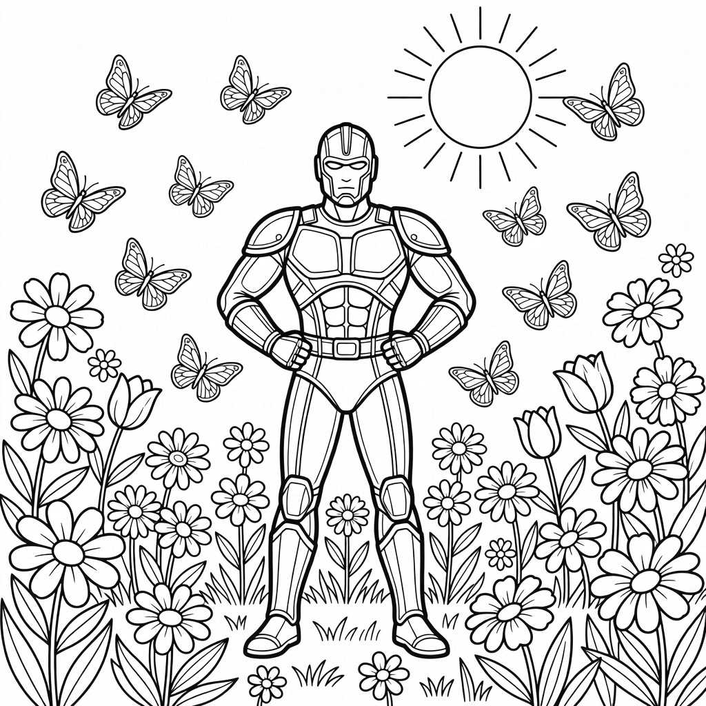 Iron Man coloring page