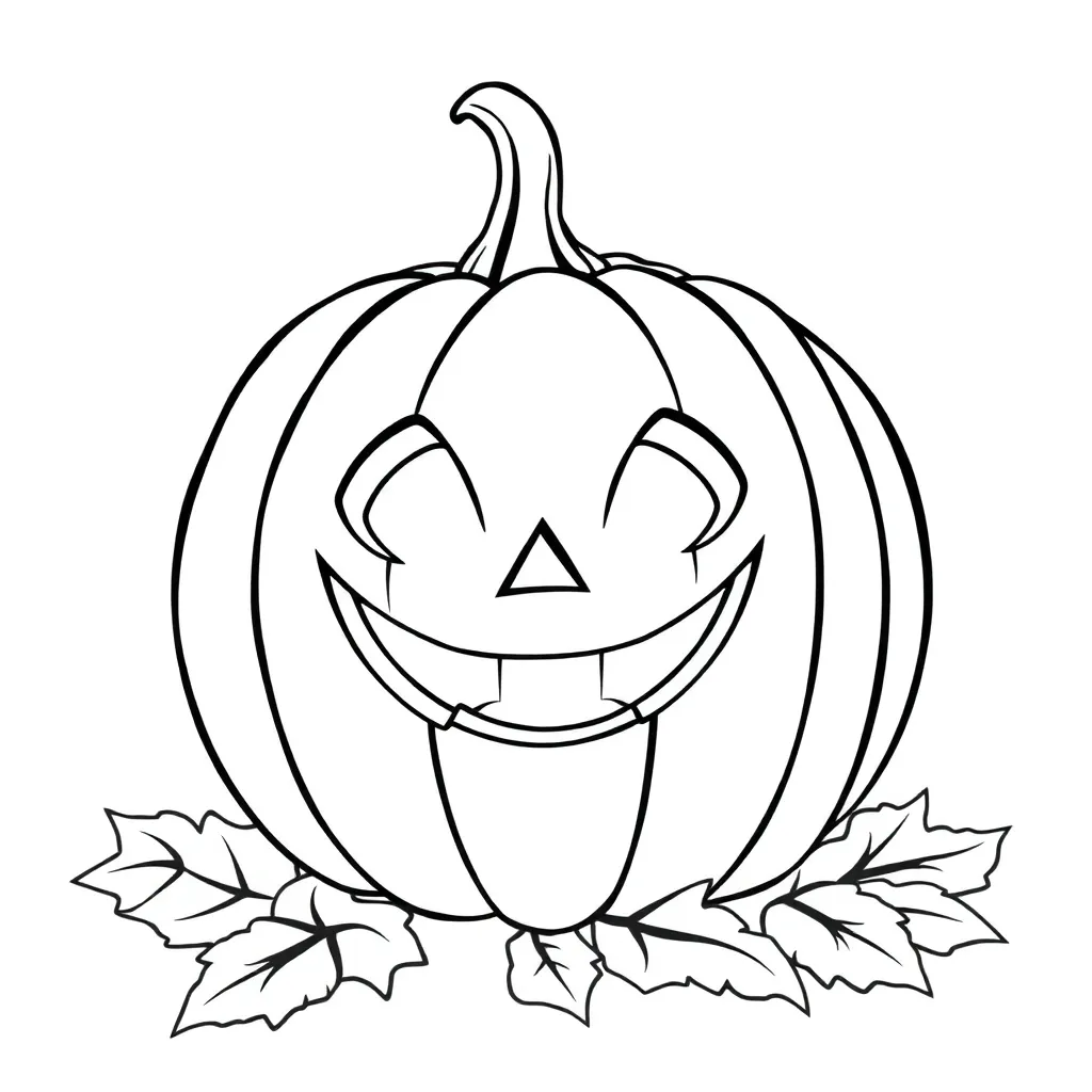 Jack-O-Lantern coloring page