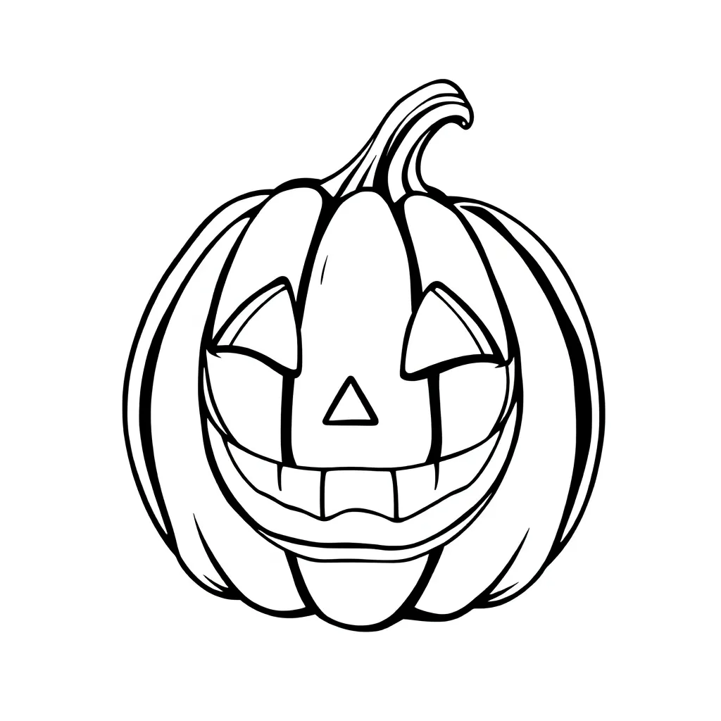 Jack-O-Lantern coloring page