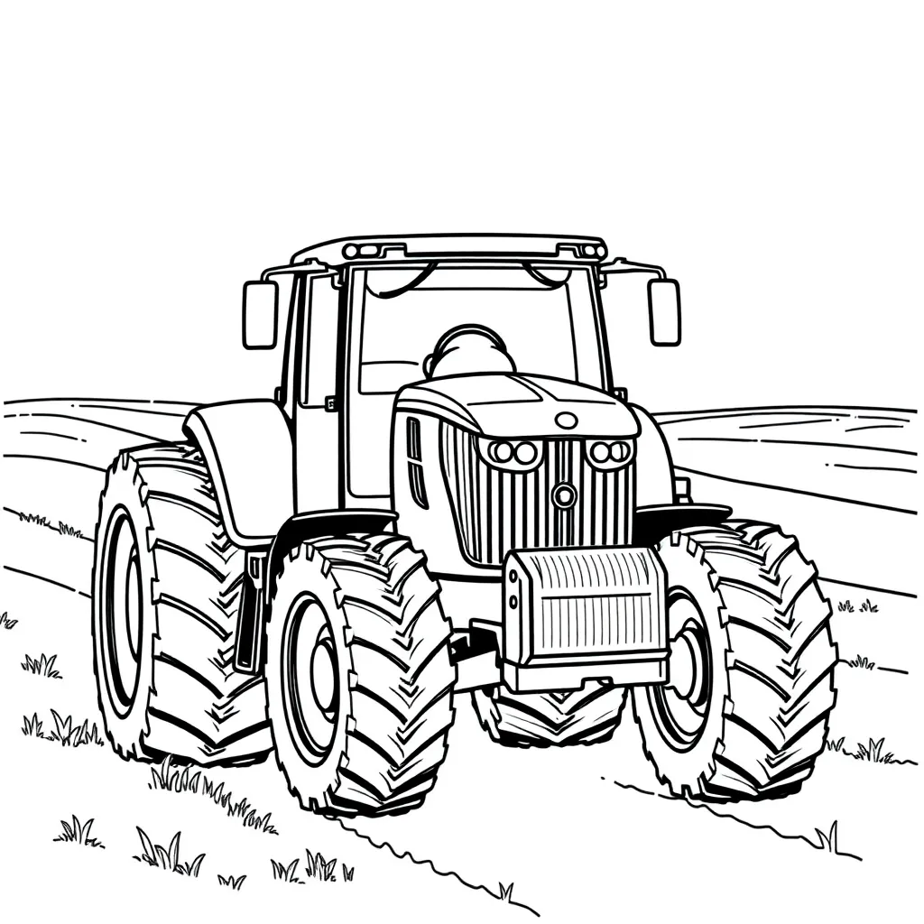 John Deere coloring page
