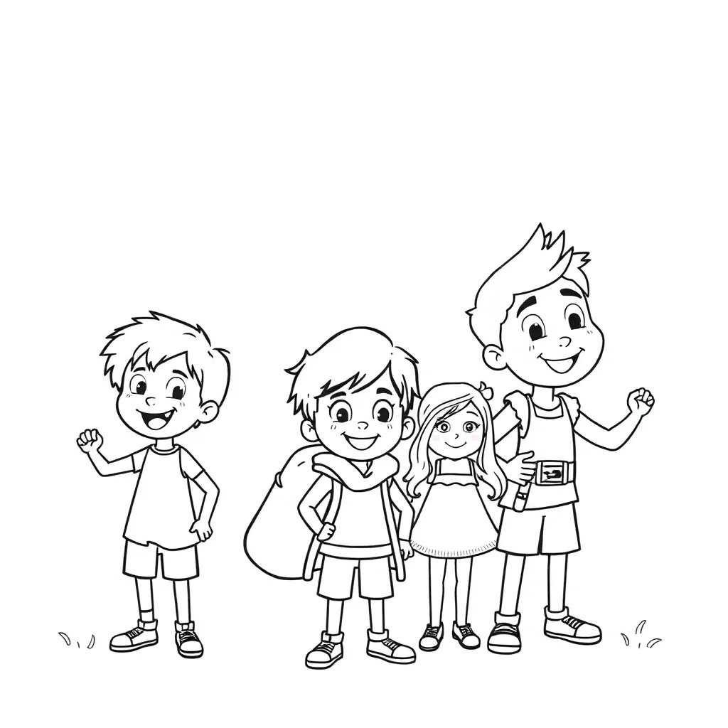 Kids Movies coloring page