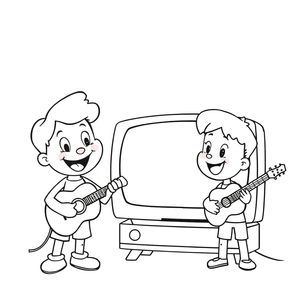 Kids TV Shows coloring page