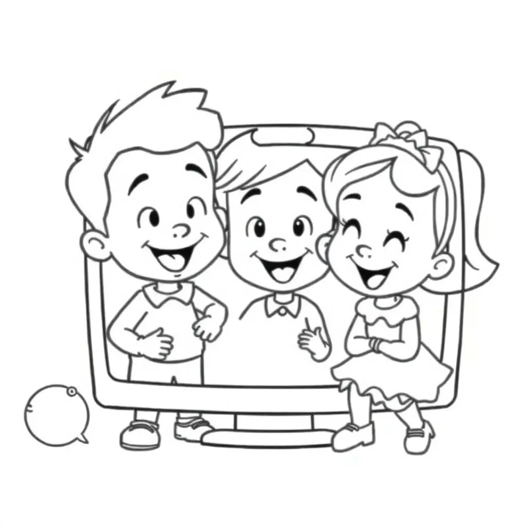 Kids TV Shows coloring page