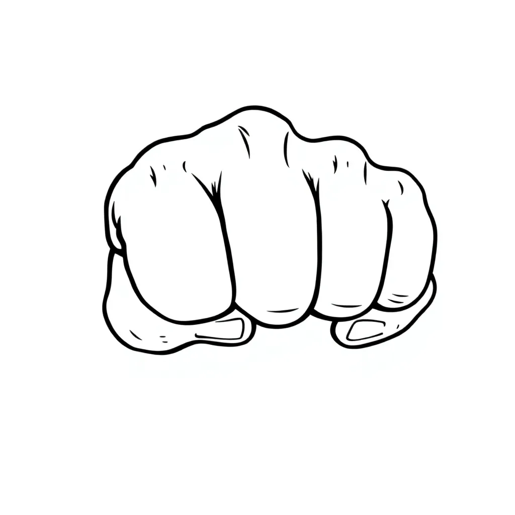 Knuckles coloring page