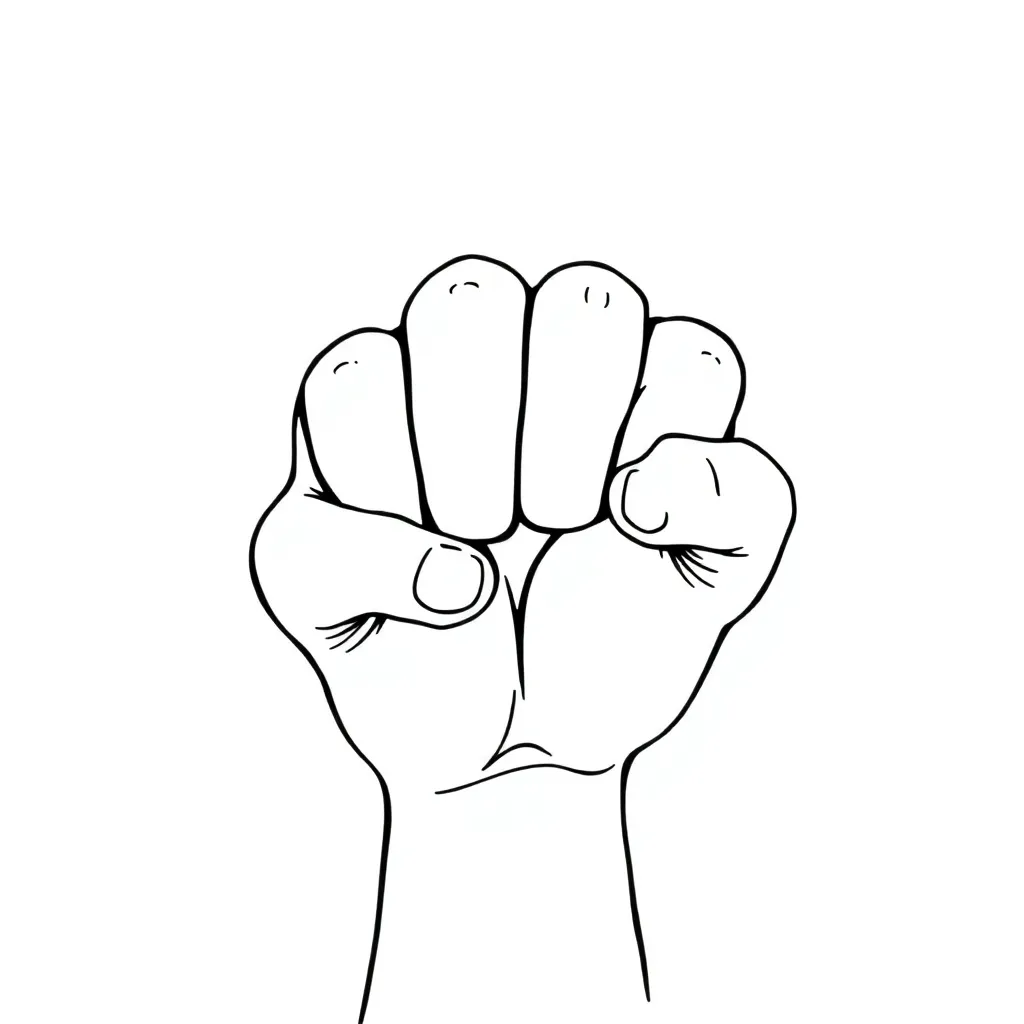 Knuckles coloring page
