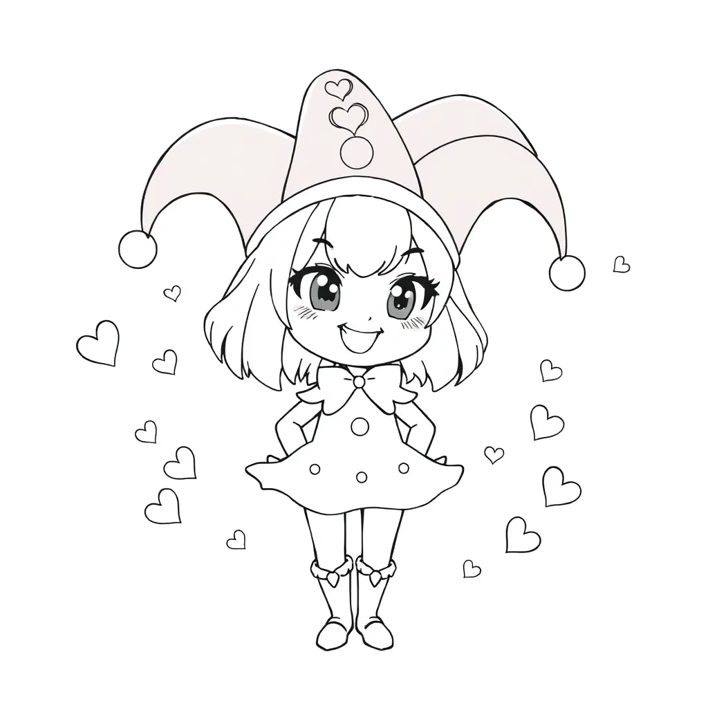 Kuromi coloring page