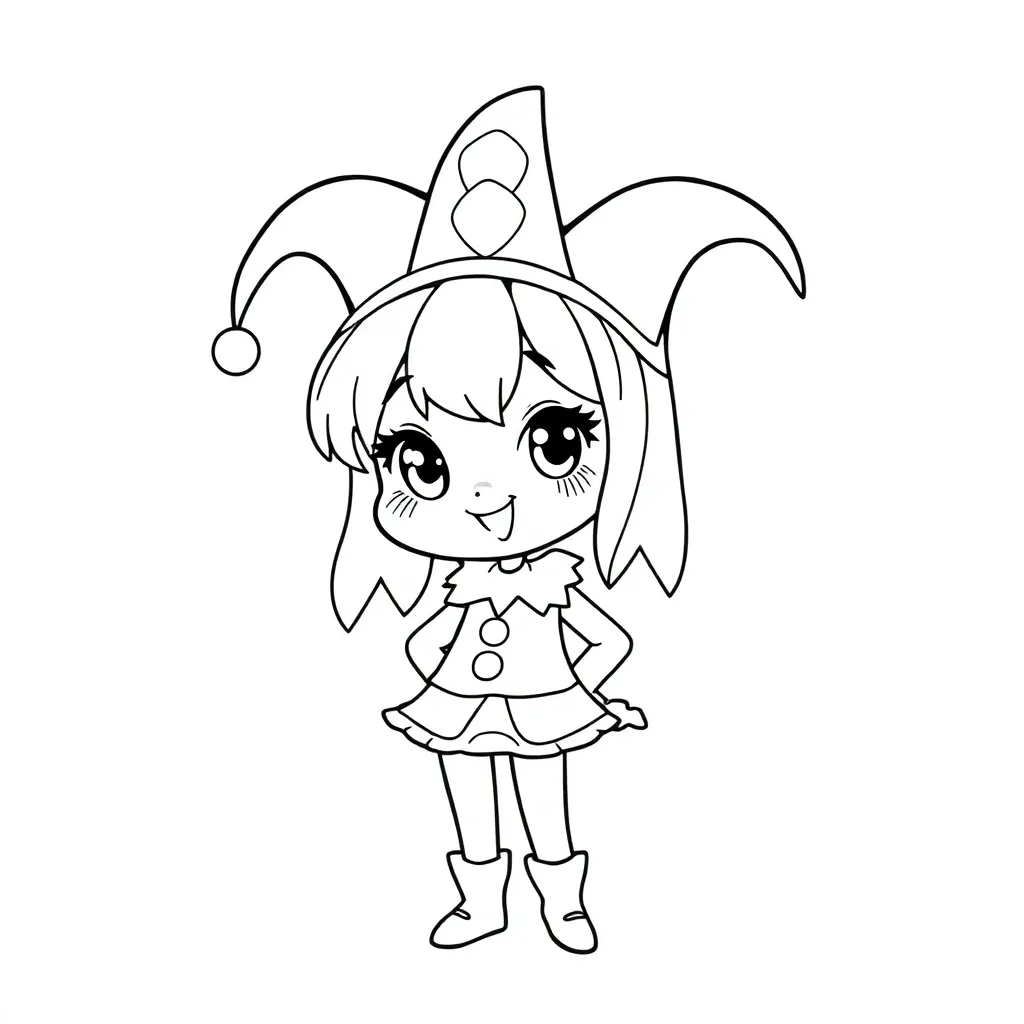 Kuromi coloring page