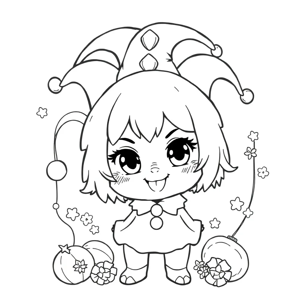 Kuromi coloring page