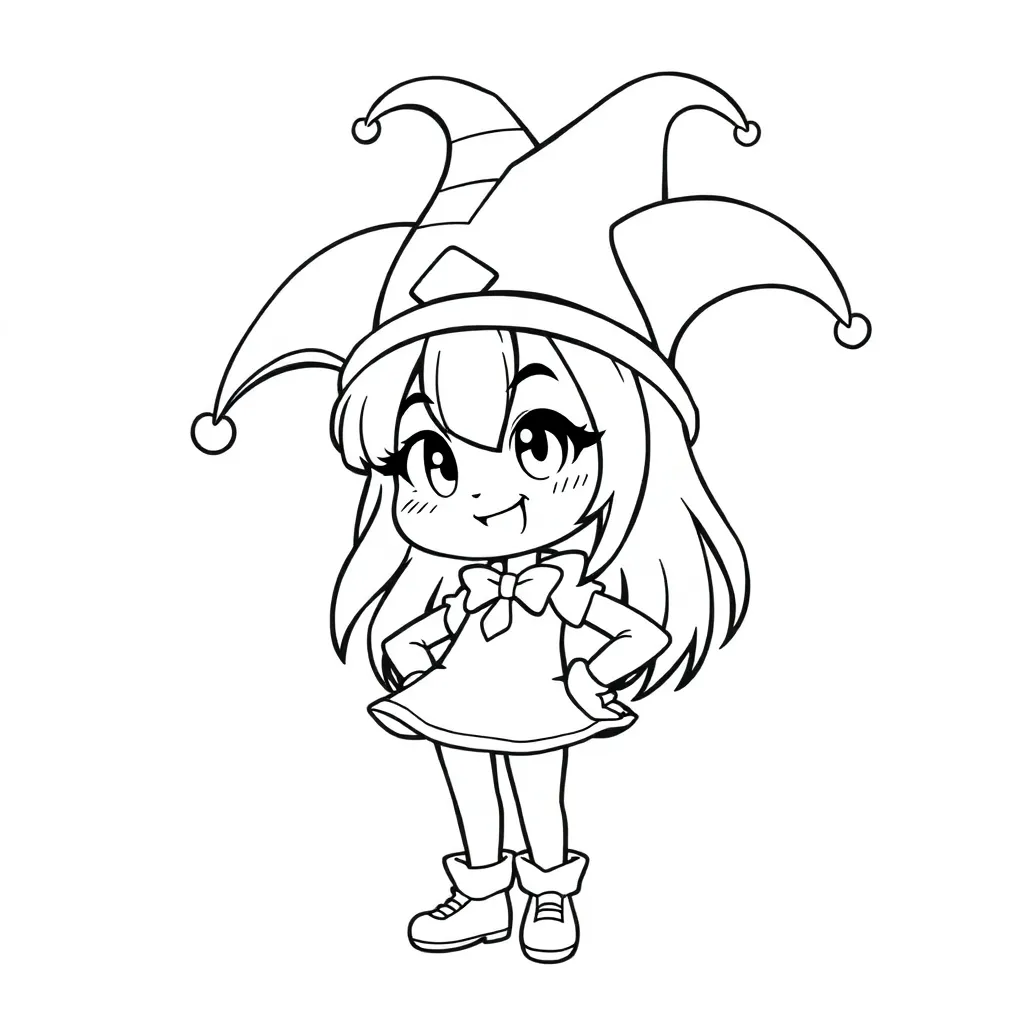 Kuromi coloring page