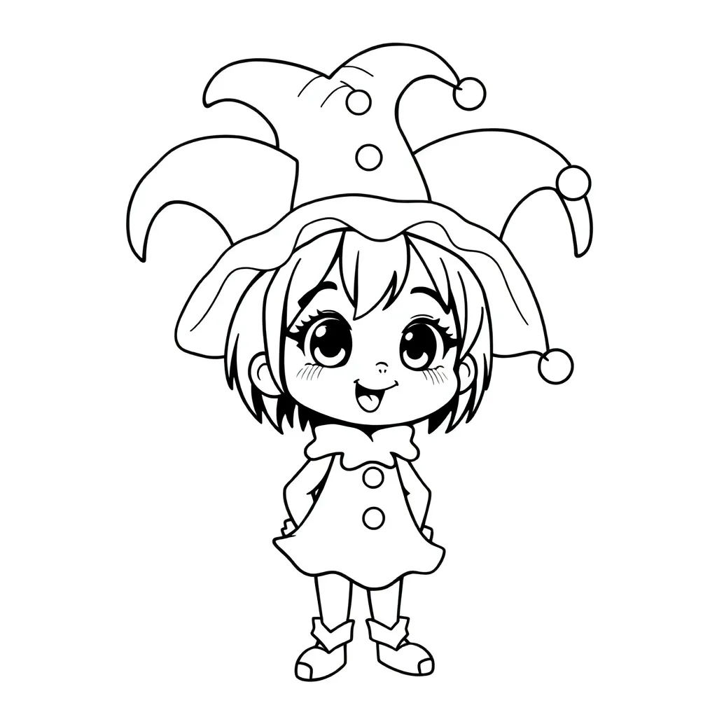 Kuromi coloring page