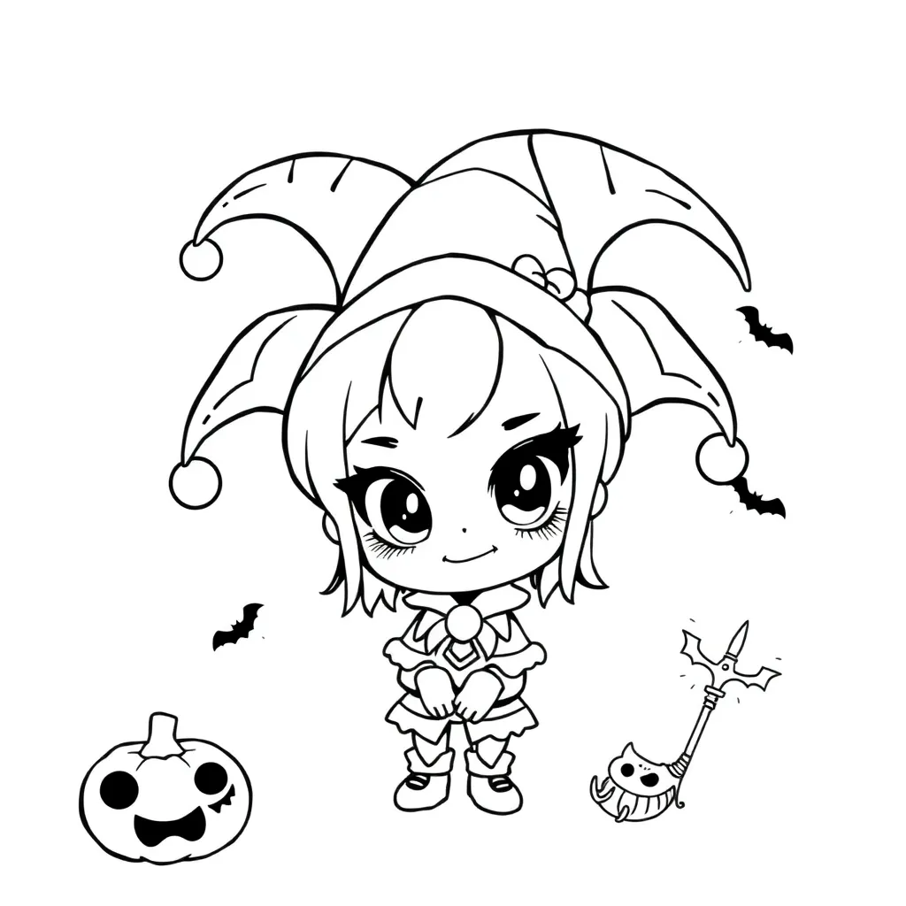 Kuromi coloring page