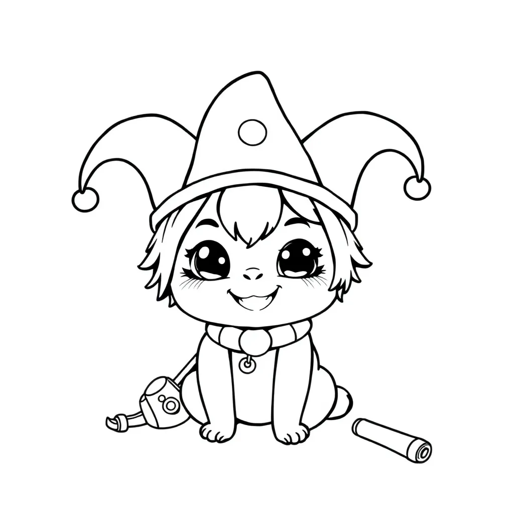 Kuromi coloring page