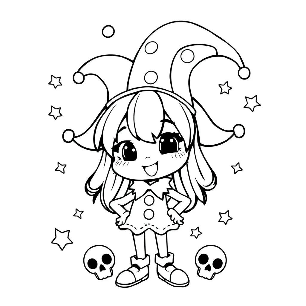 Kuromi coloring page