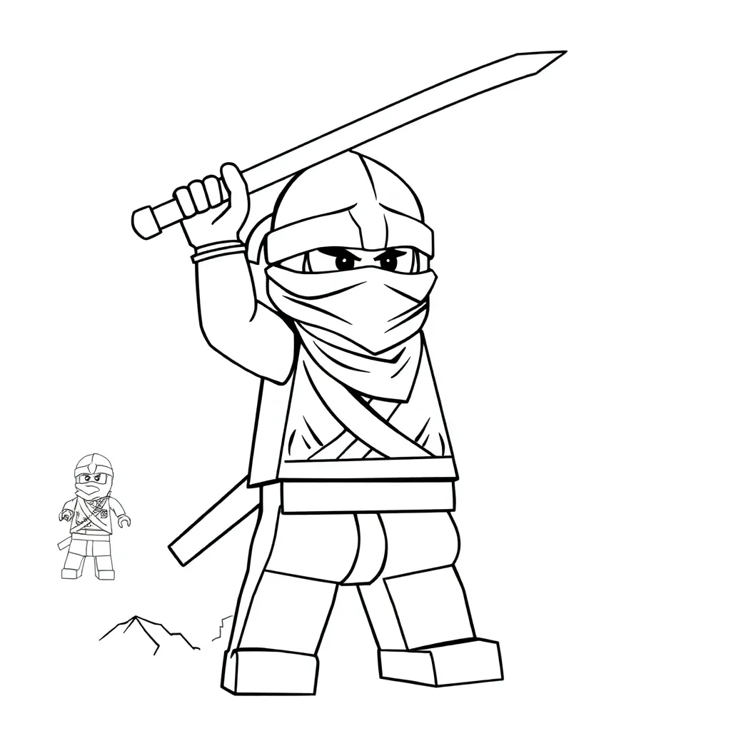 Lego Ninjago coloring page