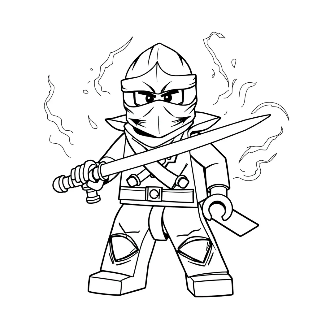 Lego Ninjago coloring page