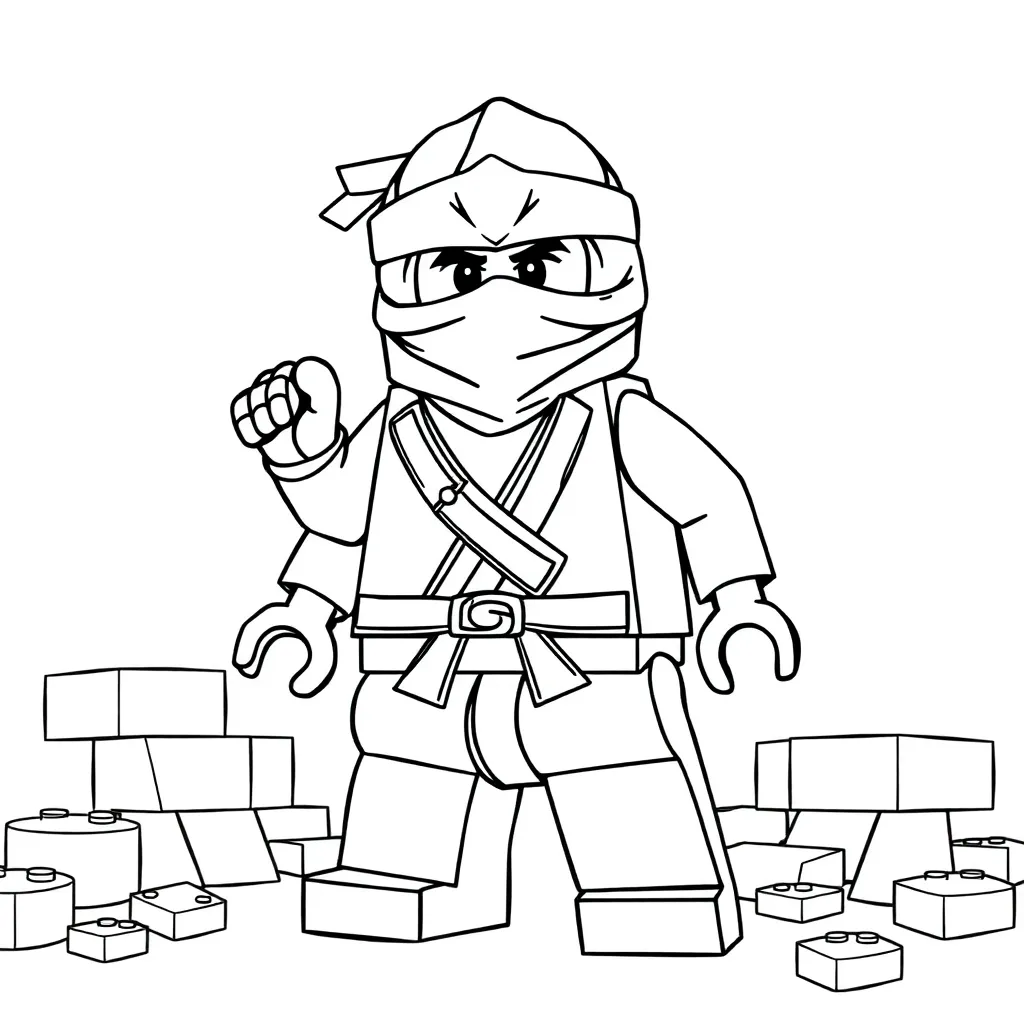Lego Ninjago coloring page