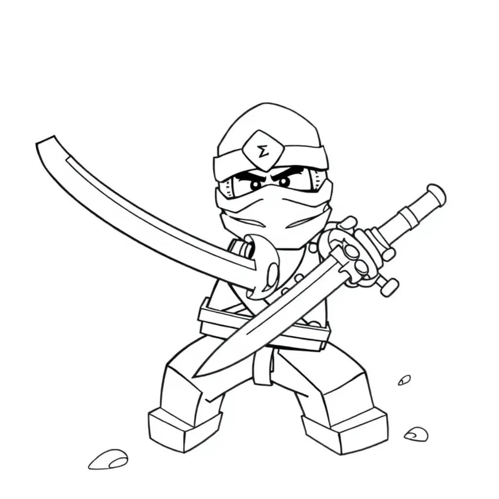 Lego Ninjago coloring page