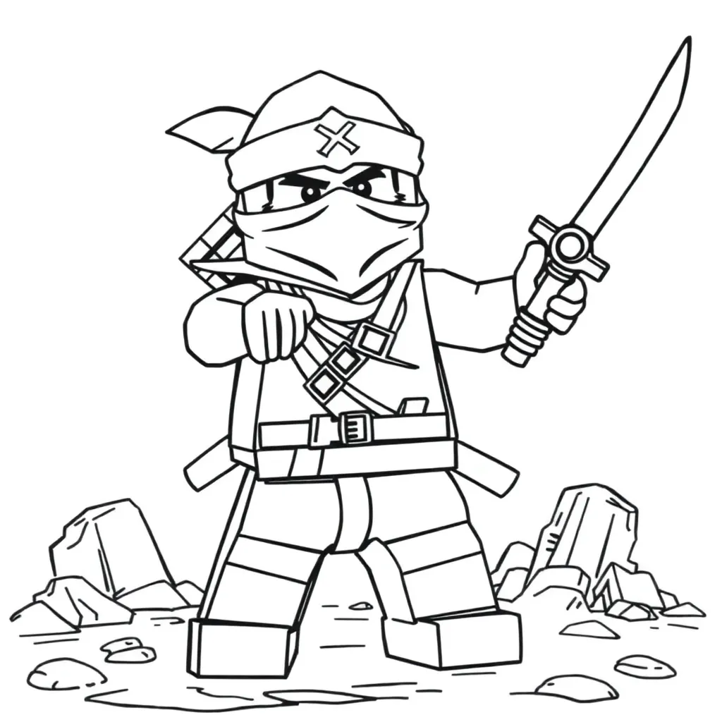 Lego Ninjago coloring page