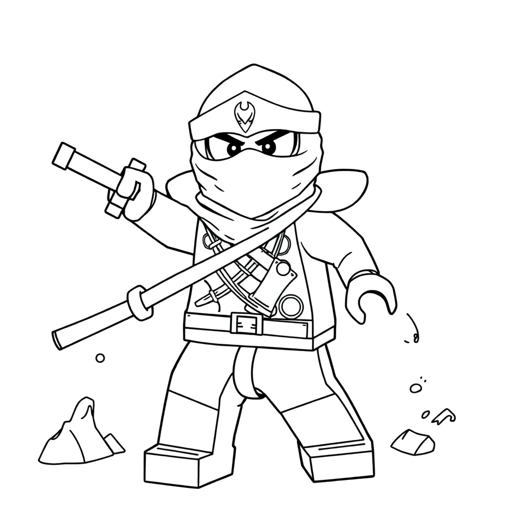 Lego Ninjago coloring page