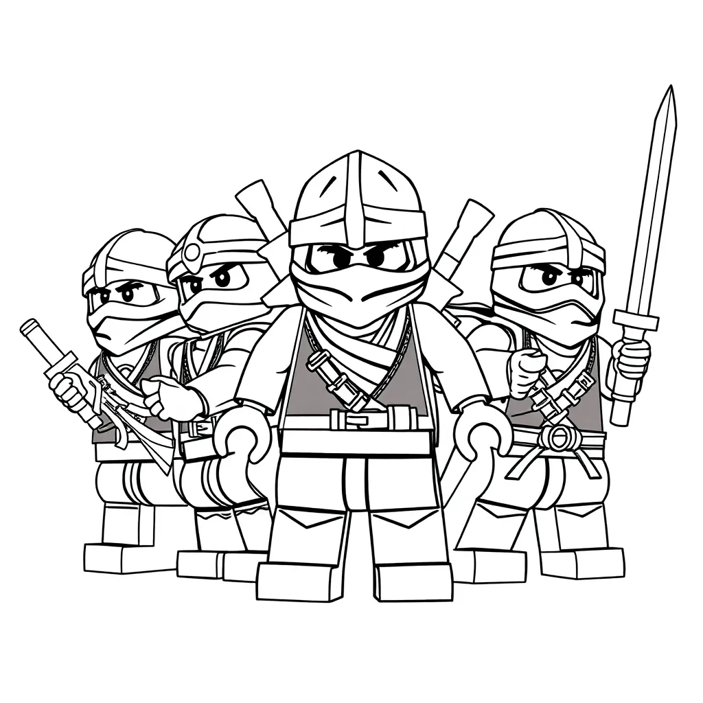 Lego Ninjago coloring page