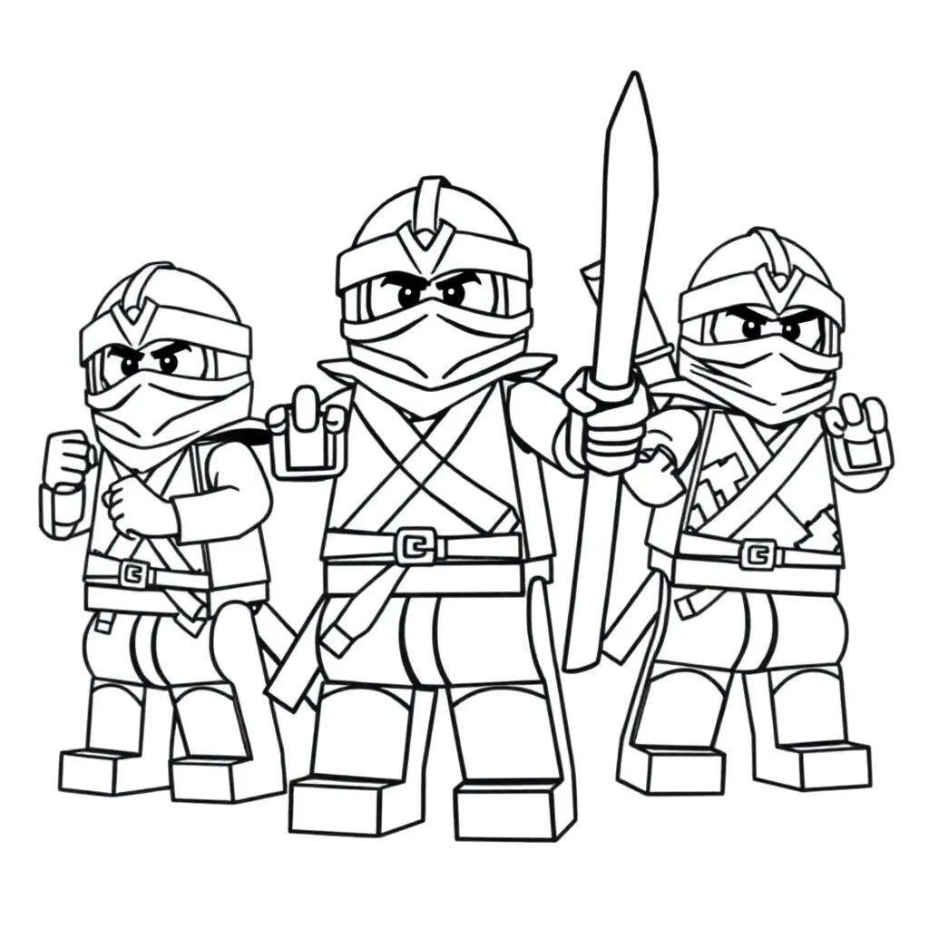 Lego Ninjago coloring page