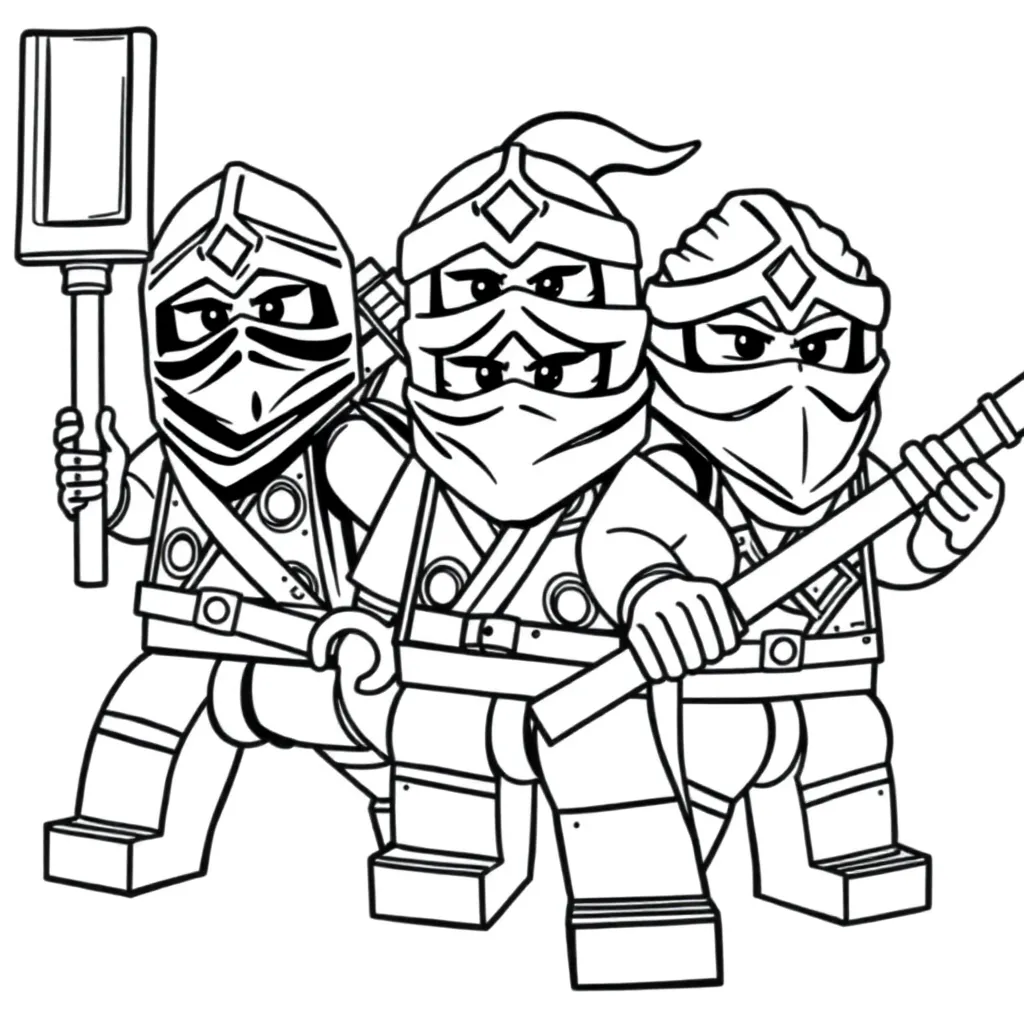 Lego Ninjago coloring page