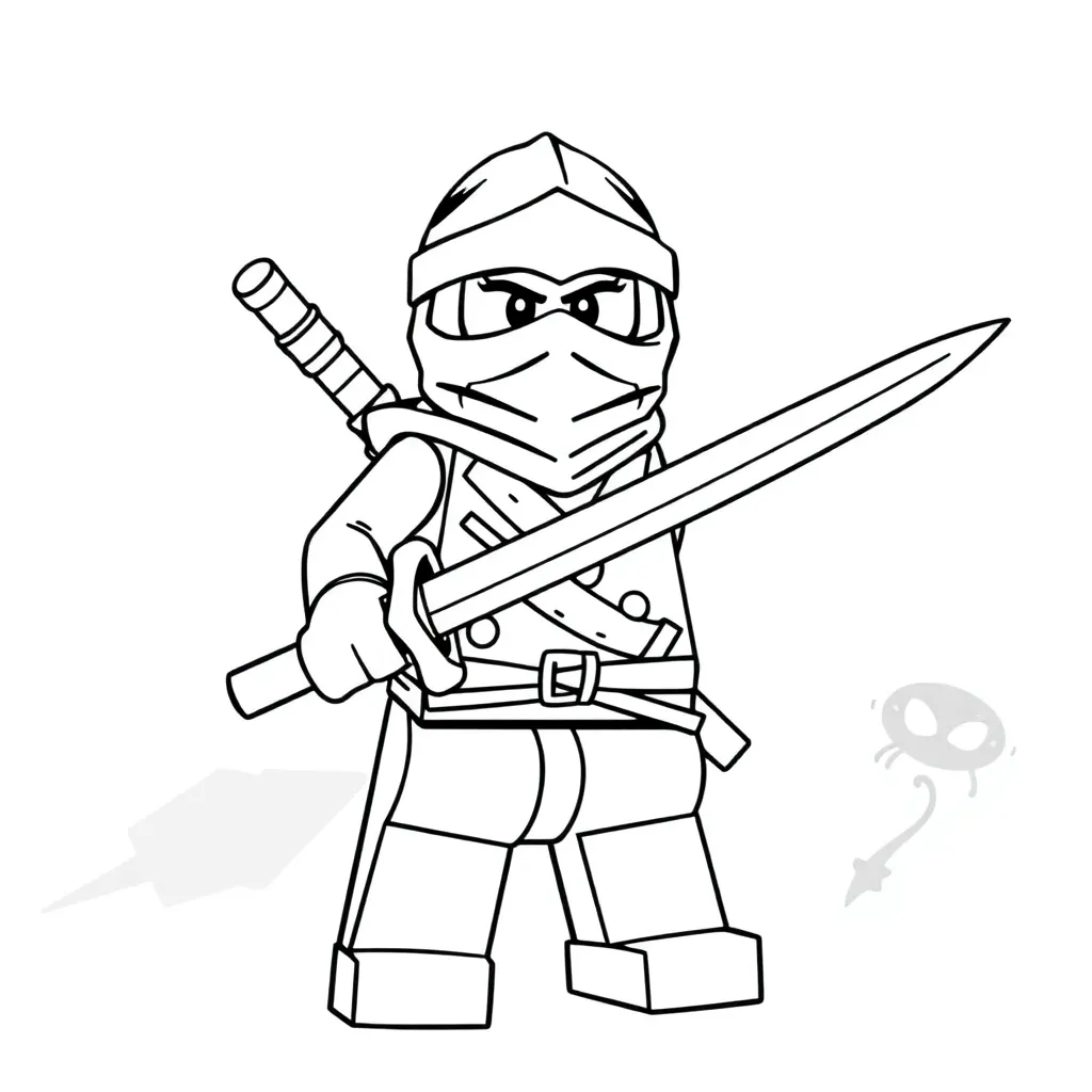 Lego Ninjago coloring page