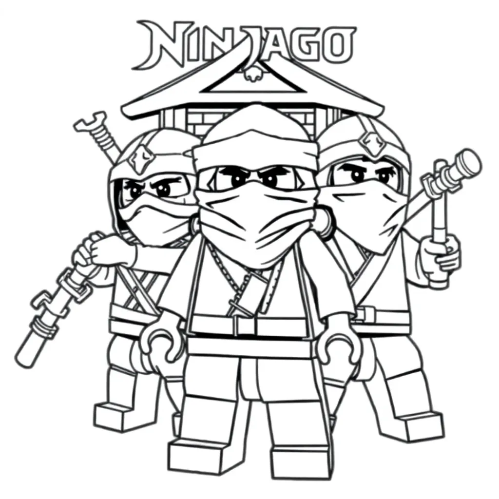 Lego Ninjago coloring page