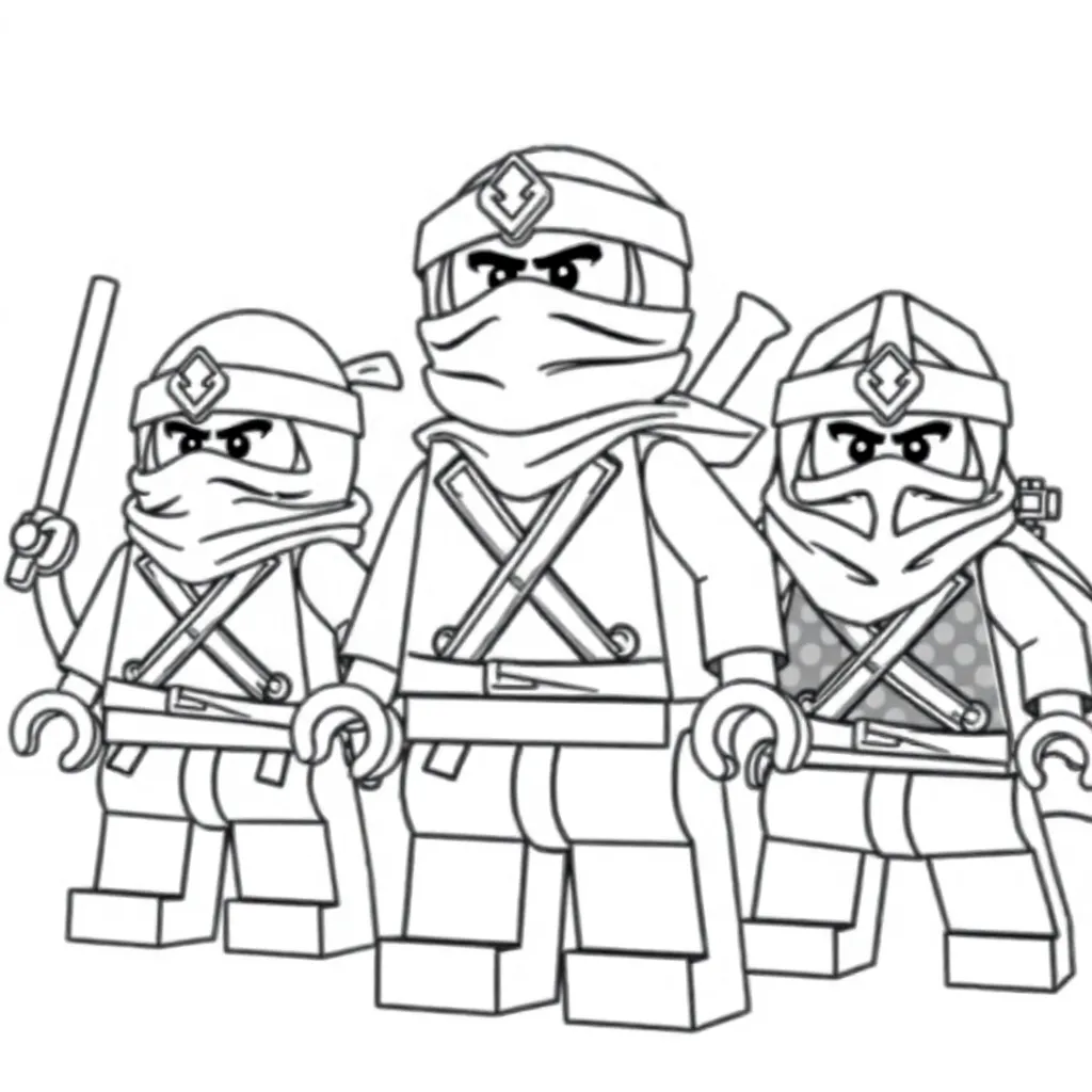 Lego Ninjago coloring page