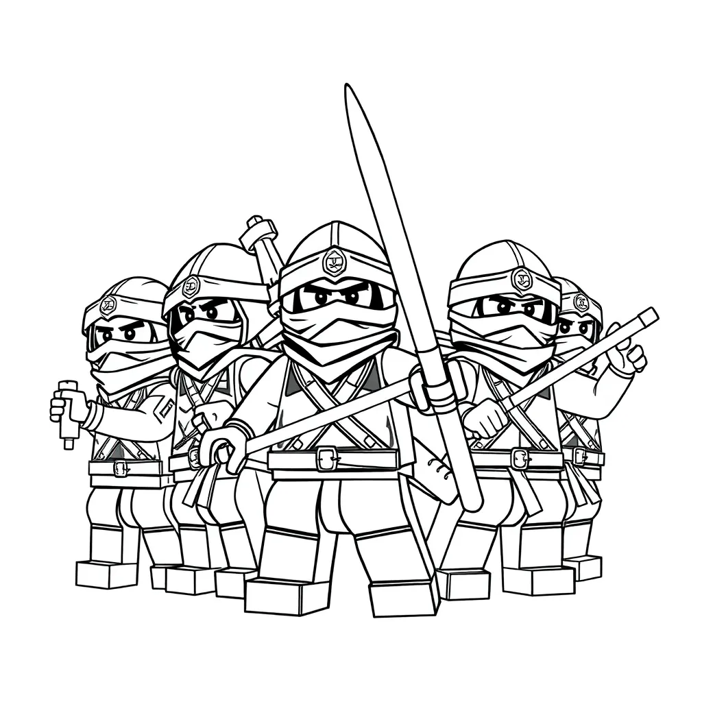 Lego Ninjago coloring page