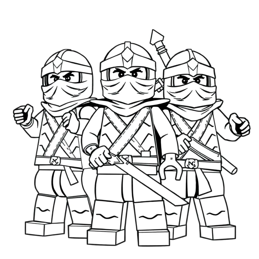 Lego Ninjago coloring page