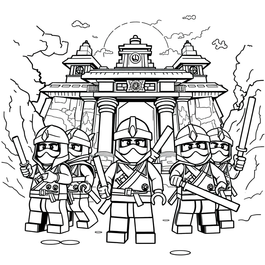 Lego Ninjago coloring page