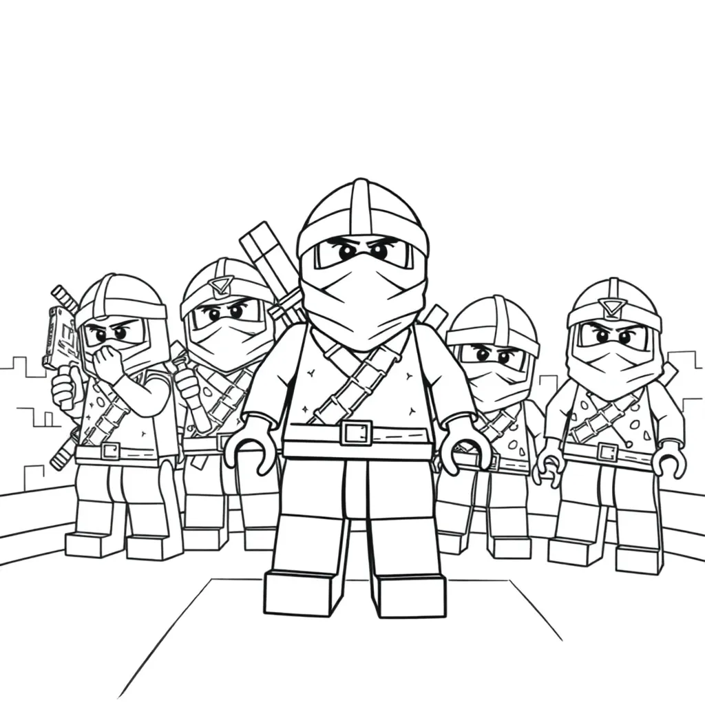 Lego Ninjago coloring page