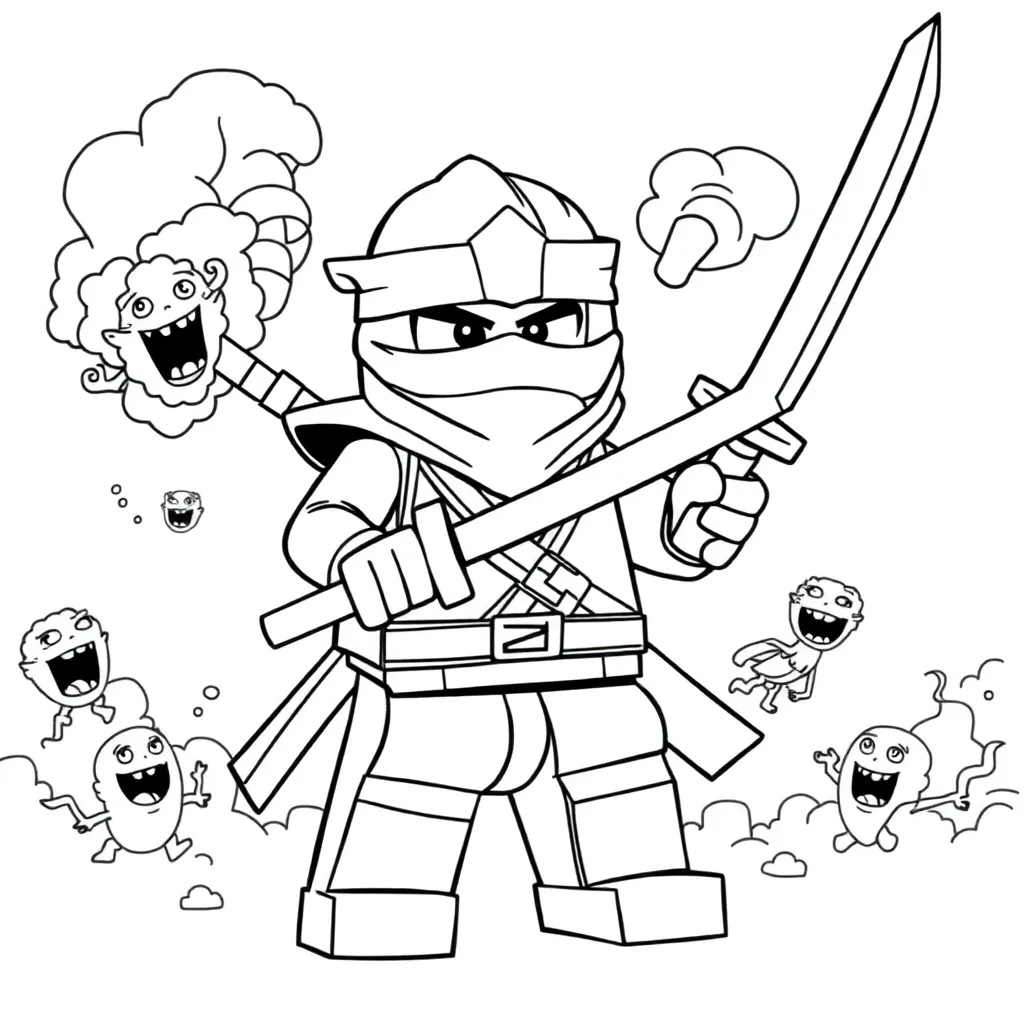 Lego Ninjago coloring page