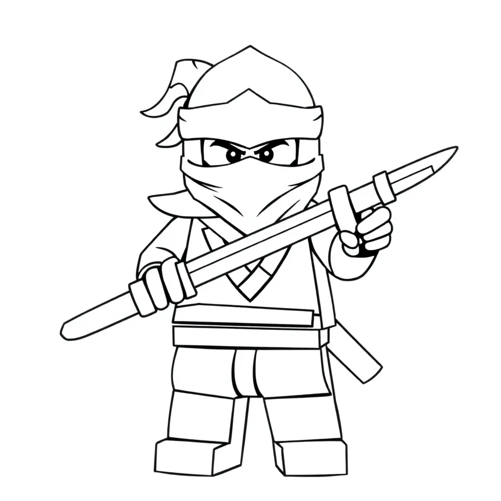 Lego Ninjago coloring page