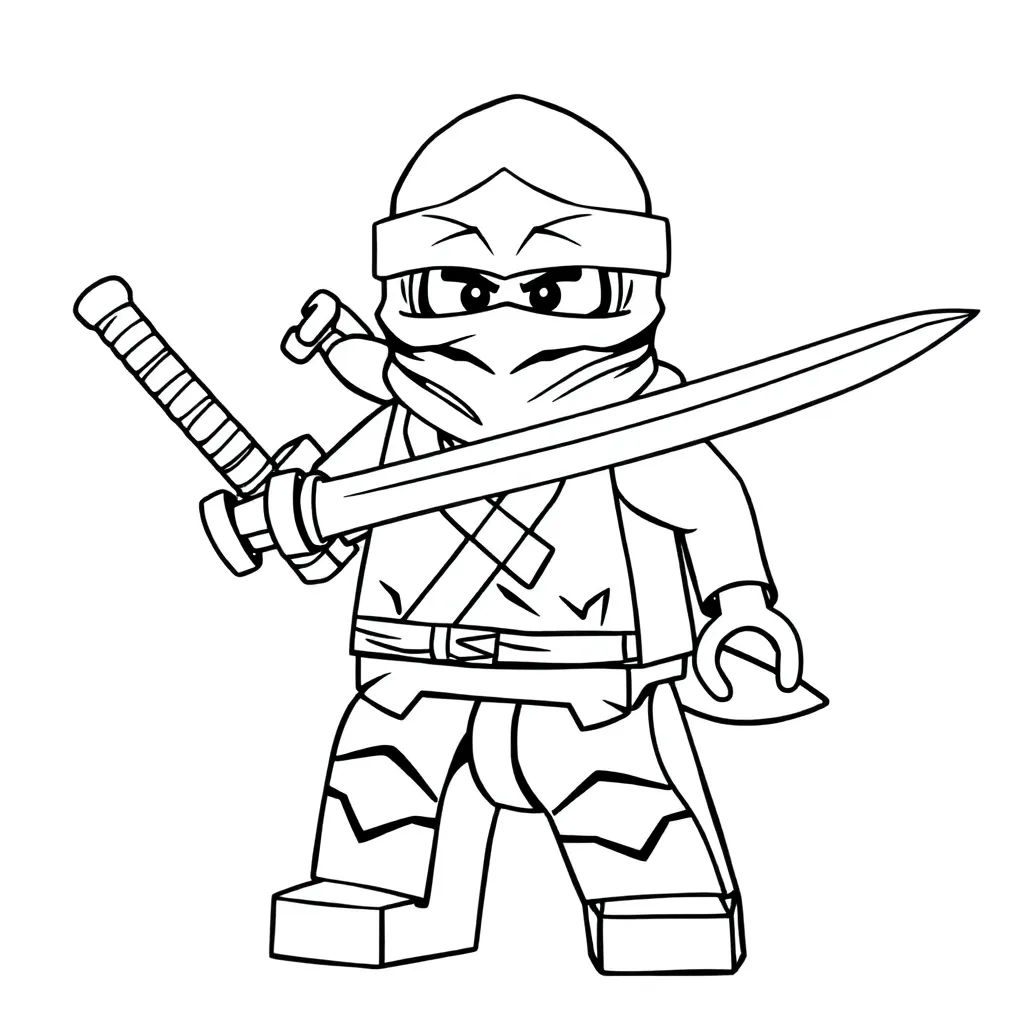 Lego Ninjago coloring page