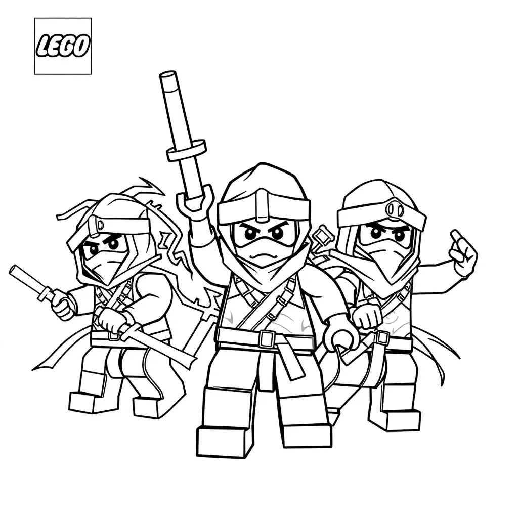 Lego Ninjago coloring page