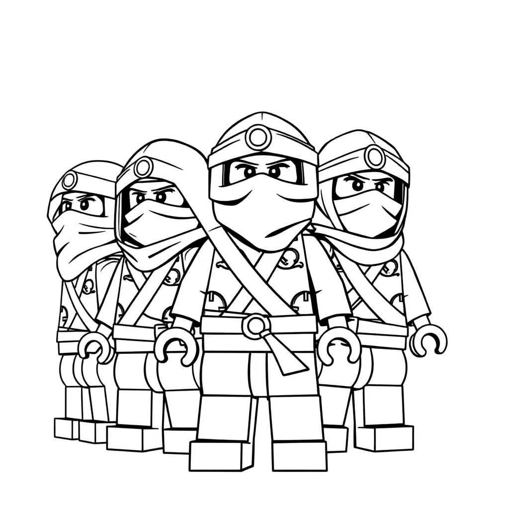 Lego Ninjago coloring page