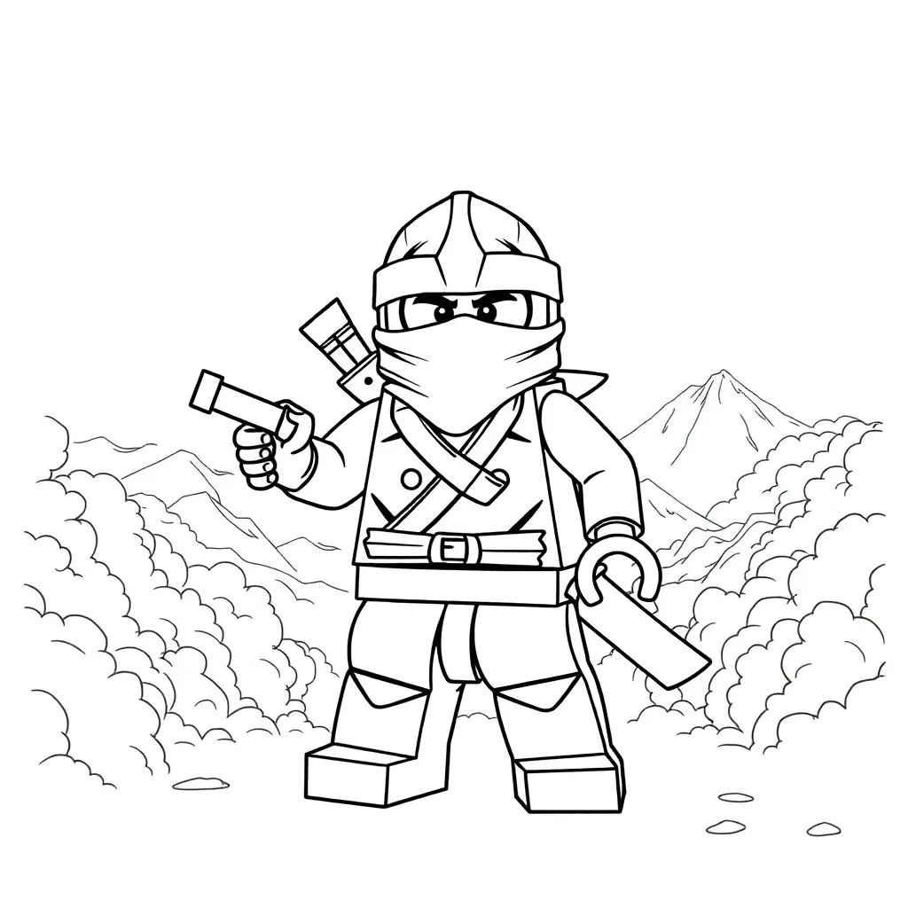 Lego Ninjago coloring page