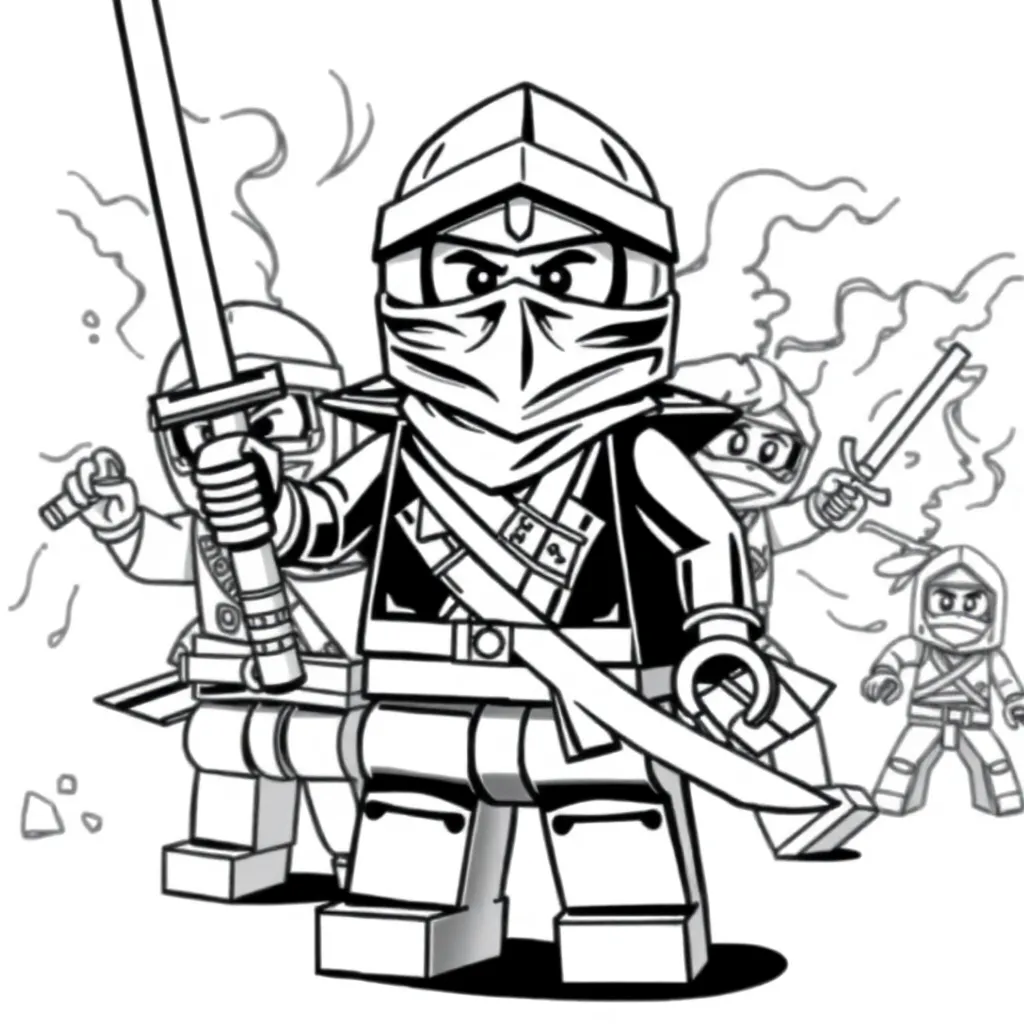 Lego Ninjago coloring page