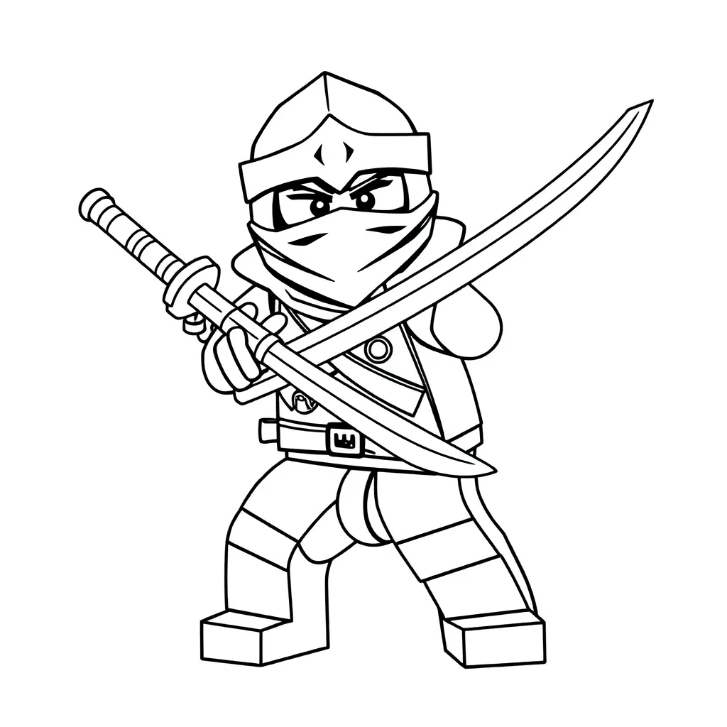 Lego Ninjago coloring page
