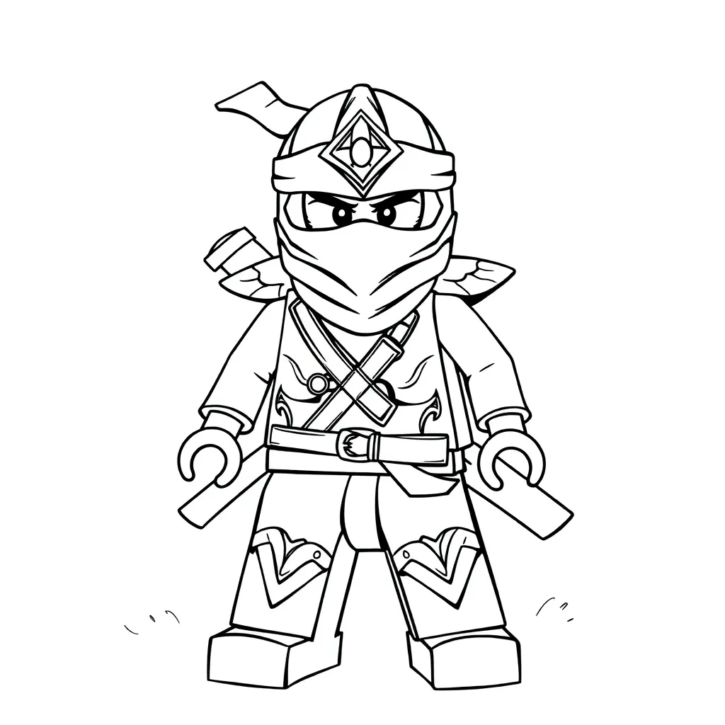 Lego Ninjago coloring page
