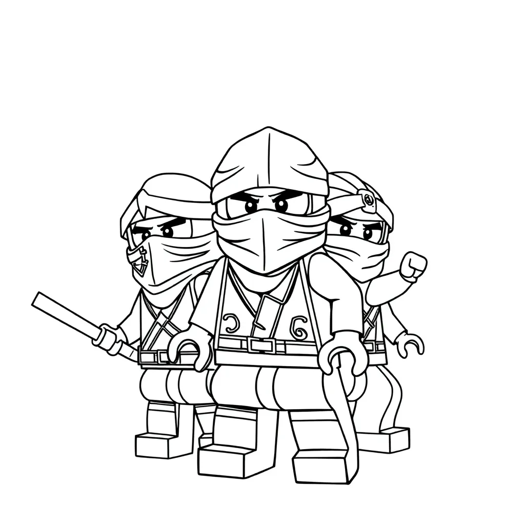 Lego Ninjago coloring page